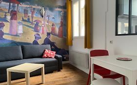 Studio Perfect For 2 Adults And 1 Kid, And Up To 2 Kids - Jourdain 20E, 25Mn To Louvre Via Line M11