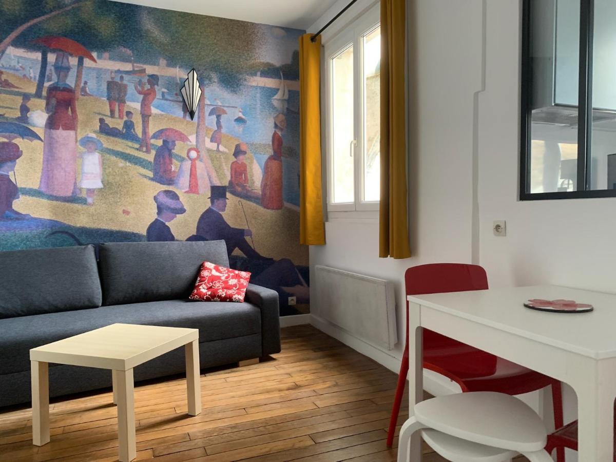 Studio Perfect For 2 Adults And 1 Kid, And Up To 2 Kids - Jourdain 20E, 25Mn To Louvre Via Line M11 Paris Extérieur photo